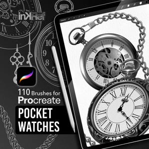 Pocket Watches – Procreate Brush Pack for Tattoo Artists & Illustrators