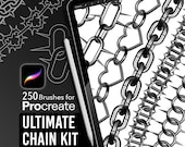 Ultimate Chain Kit – Procreate Brush Pack for Tattoo Artists & Illustrators