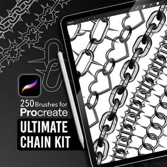 Ultimate Chain Kit – Procreate Brush Pack for Tattoo Artists & Illustrators