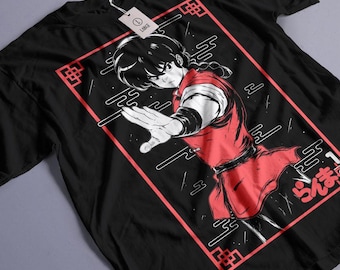 Unisex Ranma Saotome Anime T-Shirt, Genma Panda Manga Shirt