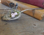 Rustic Autumn Pink Pumpkins Spoon Farmhouse Decor