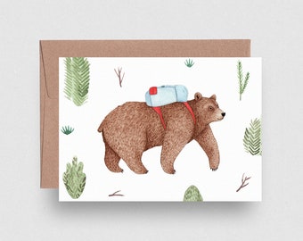 Greeting Card | Reisebär | Ecofriendly