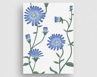 Postcard | Wegwarte | Ecofriendly - 100% recycled paper