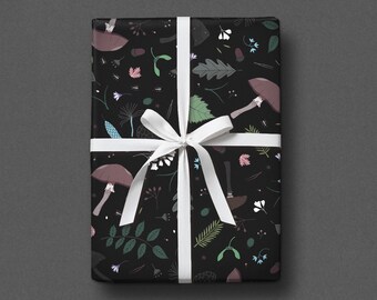 Gift wrapping paper | Forest floor | 100% recycled paper