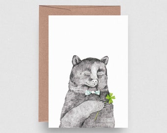 Greeting Card | Bärenglück | Ecofriendly