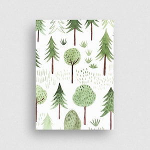 Postcard | Wäldchen | Ecofriendly - 100% recycled paper