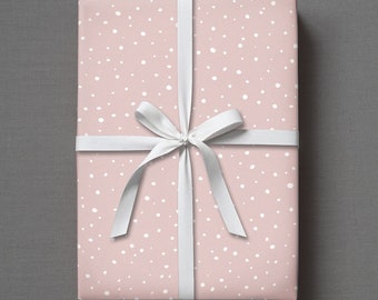 3 x wrapping paper | Talvi | Rose | 100% recycled paper