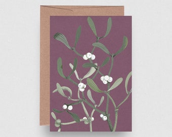 Greeting Card | Mistel | Beere | marga.marina