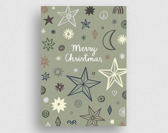 Postcard | Christmas Joy | Ecofriendly - 100% Recycled paper