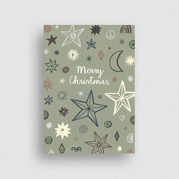 Postkarte | Christmas Joy | Recyclingpapier | marga.marina