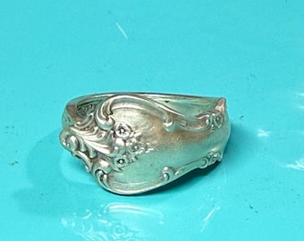 Spoon Ring floral themed