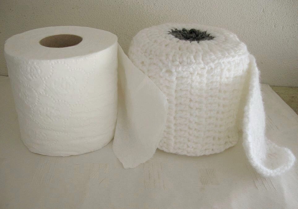 Toilet Paper Cozy Cover Delightfully Realistic Etsy
