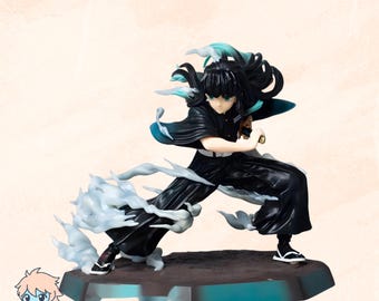 Demon Slayer Muichiro Tokito GK Statue - Mist Pillar Nine Hashira Anime PVC Action Figure, Hot Display Collectible