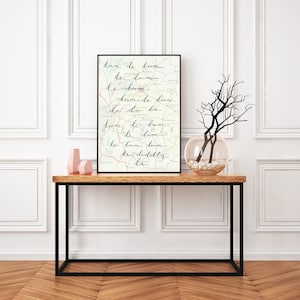 BBC Radio 4 The Archers Theme tune- hand lettering - Dum de Dum Print - Digital Download Print/Home Decor -