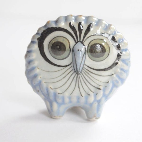 Folk Art WOODLAND OWL Collectable Jorge Wilmot Ceramic Owl Mid Century