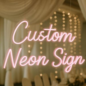 Benutzerdefinierte Leuchtreklame für Wanddekor - personalisiertes LED Hochzeitsschild - Leuchtreklame für Schlafzimmerdekor - benutzerdefiniertes Hochzeitsschild - personalisiertes Geschenk