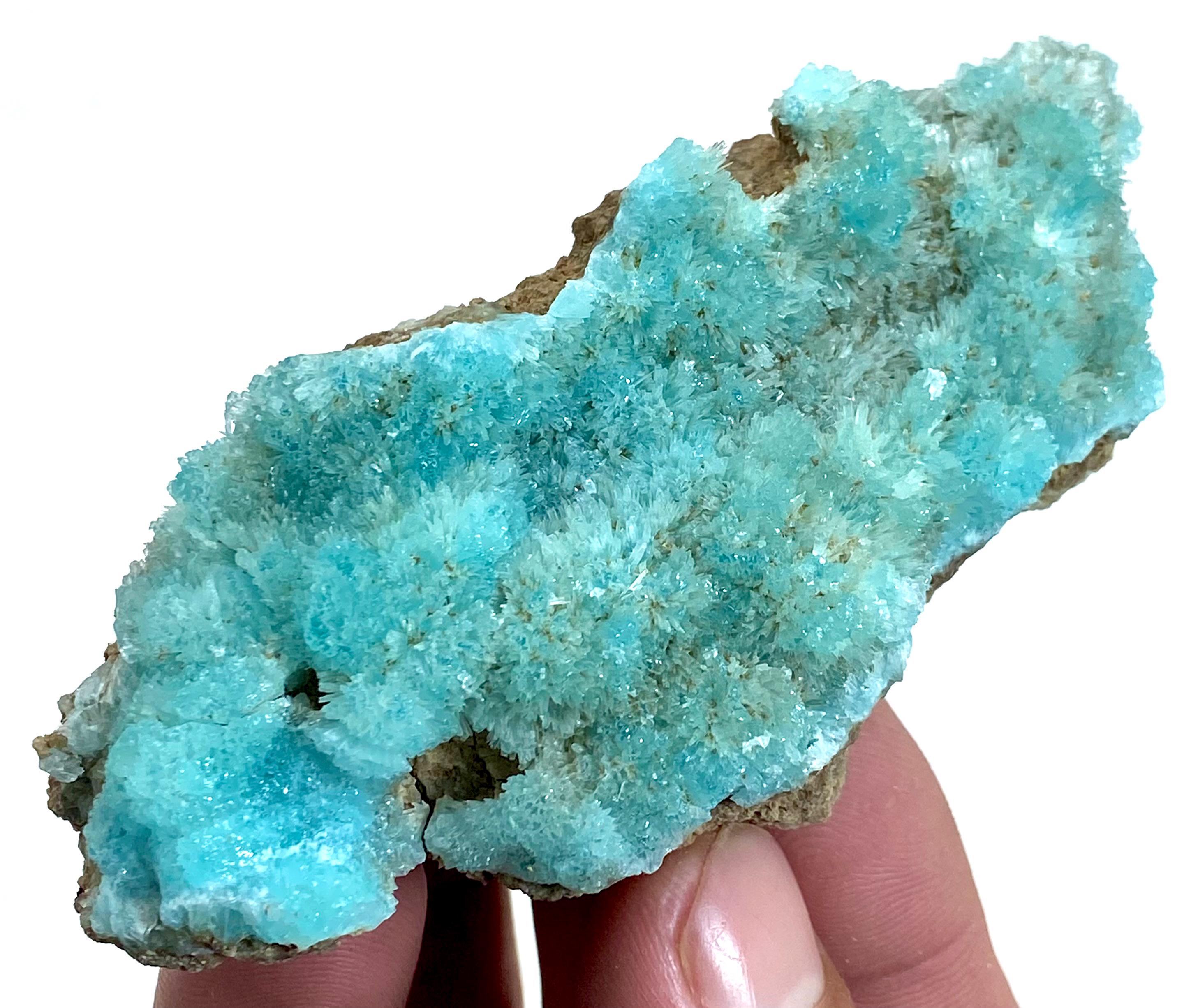 101 grammes de cristaux d'aragonite rares uniques sur matrice d ...