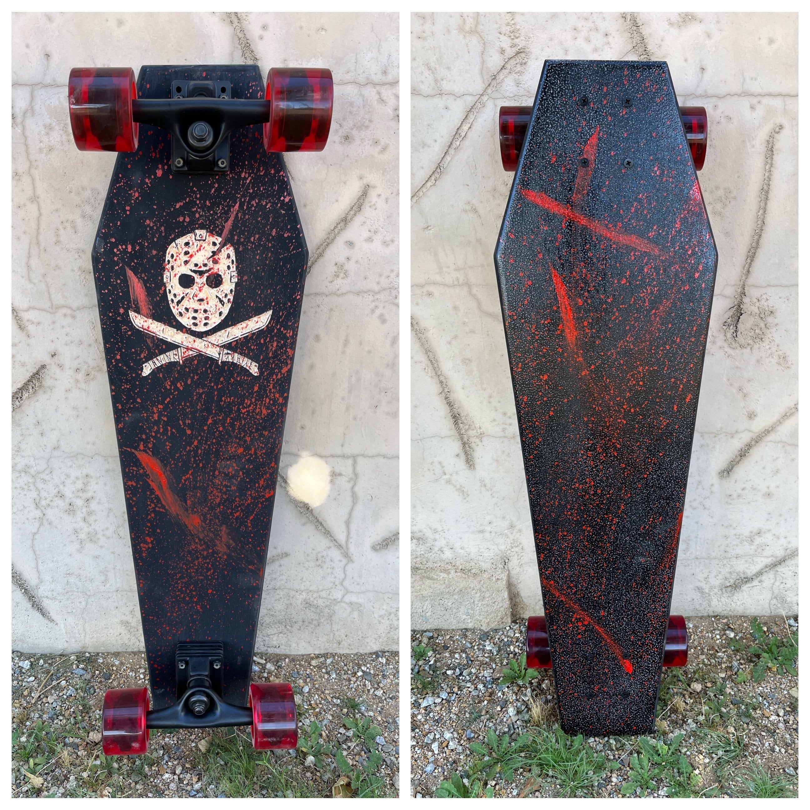 スケートボード NARCOTIC future zombie rawfudge gdc kj Astro Zombie Skate Deck – Splattergoat Customs