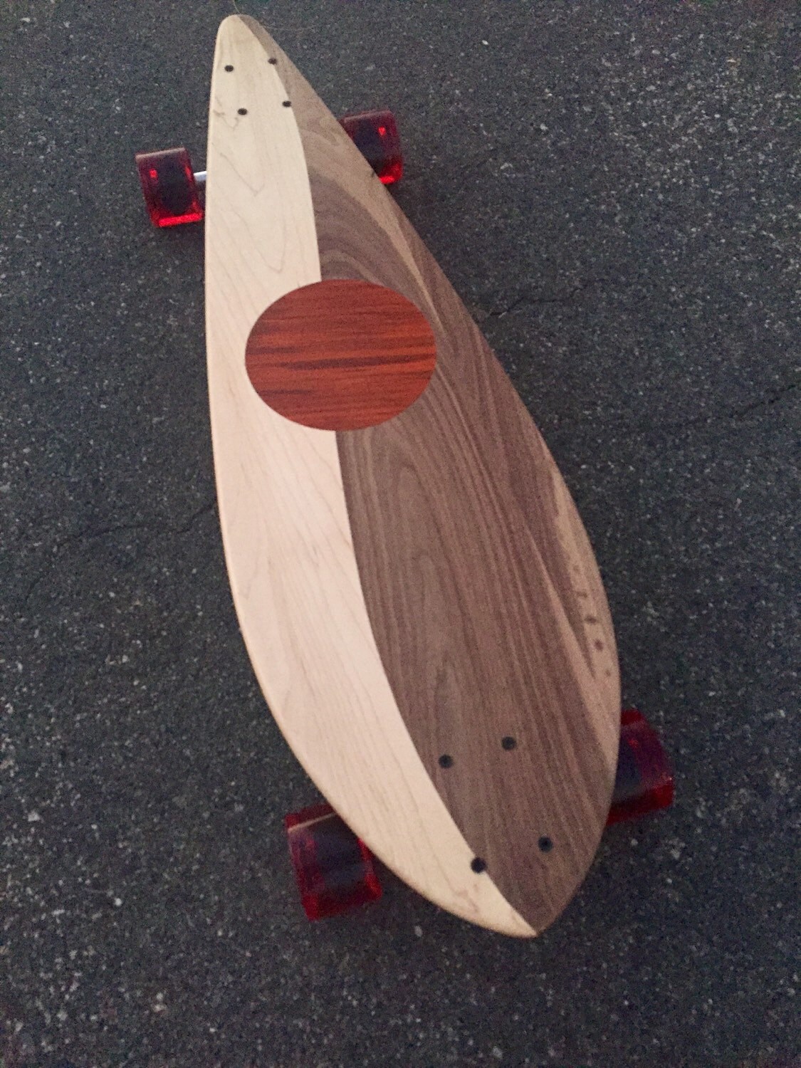 Longboard / Skateboard with Inlay Oceanside Etsy