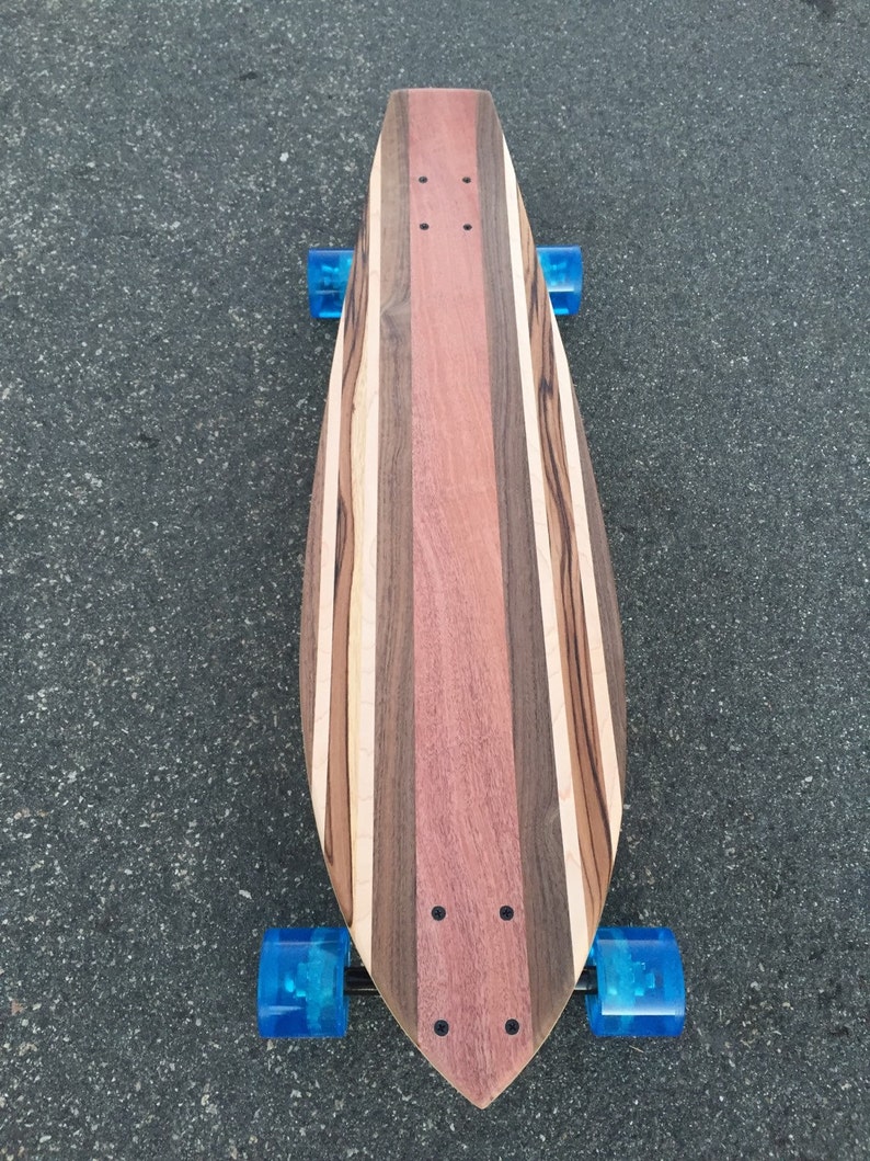Kuta Exotic Wood Longboard 36x9 With a Kicktail - Etsy