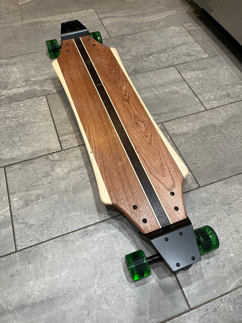 Longboard With Drop Plates Solid Wood Banzai Etsy UK