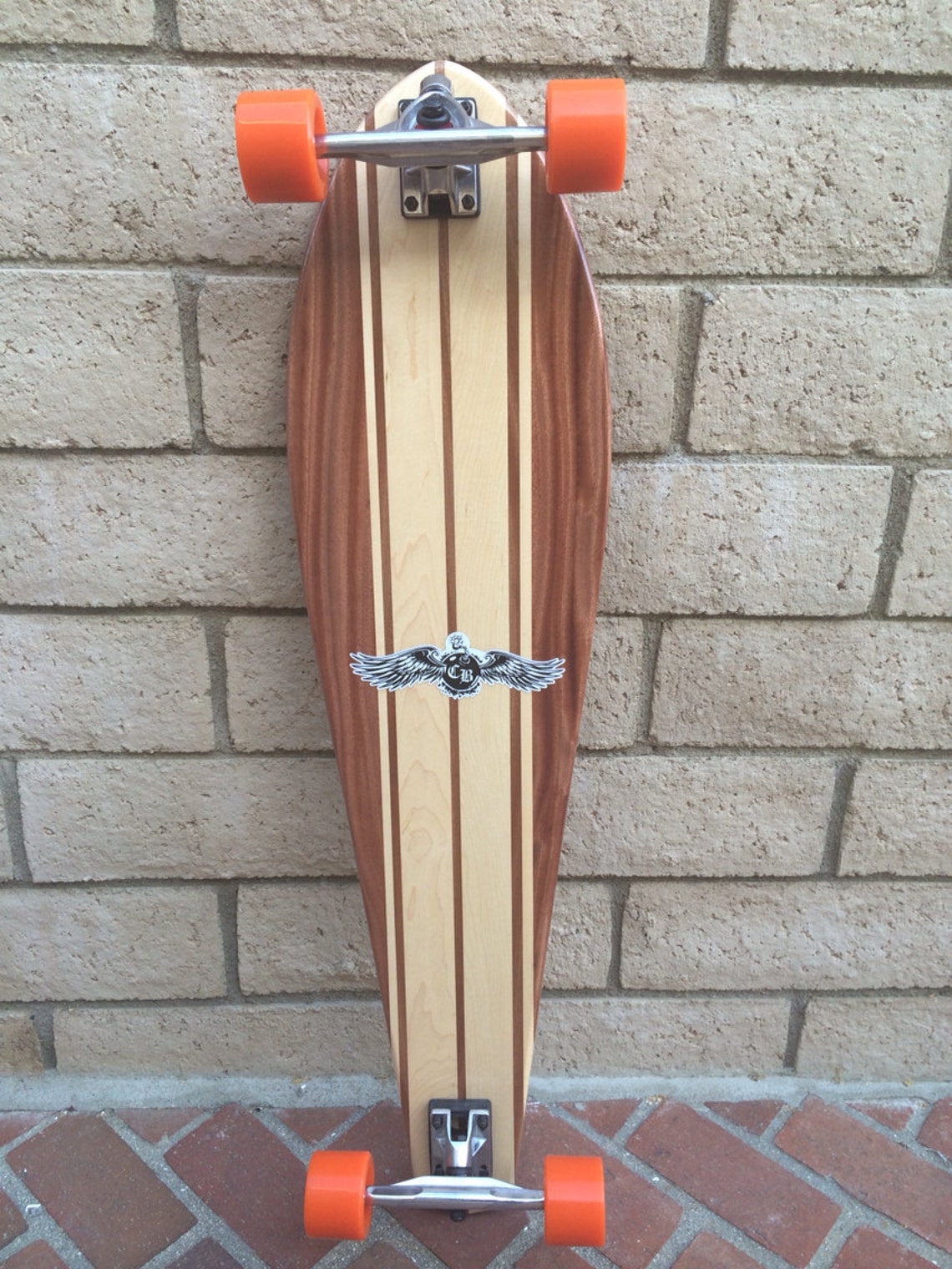 LONGBOARD 40 X 10 Mahogany and Maple Etsy