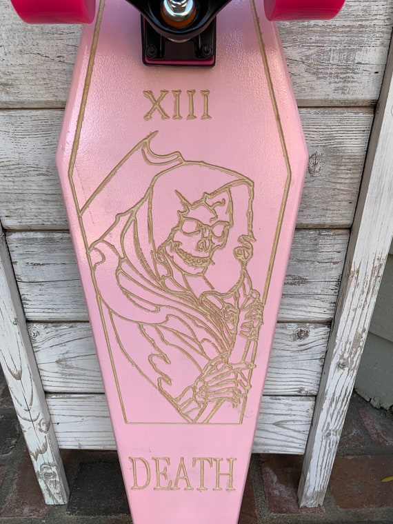 ボード death label coffin 157 drifter rocker Amazon.com: Coffin Death Tarot Black Skateboard | Longboard