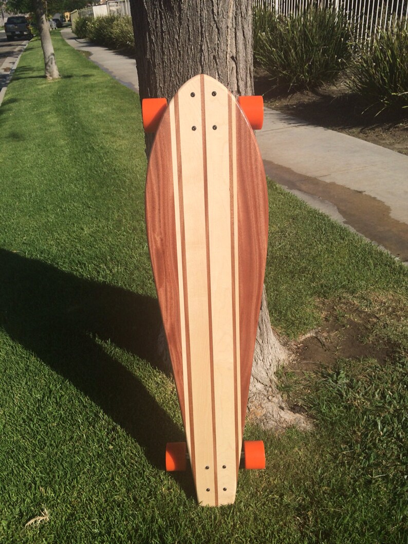 LONGBOARD 40 X 10 Mahogany and Maple Etsy