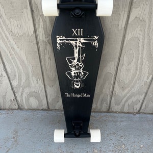 Hangman Tarot Coffin Croozer Skateboard 30&quot;