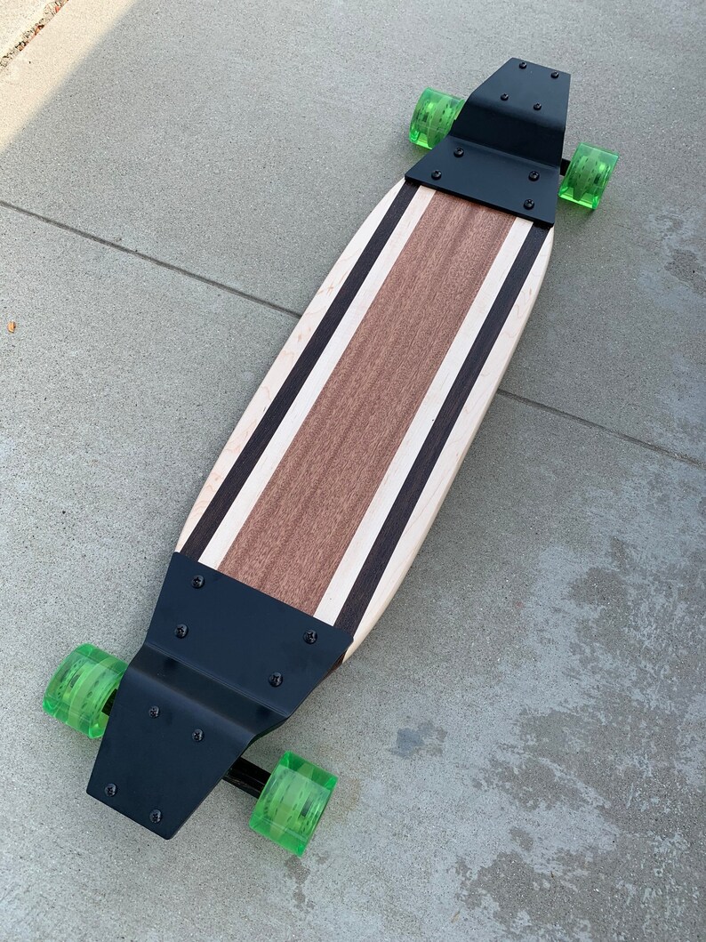 Longboard Solid Wood With Drop Plates Minna Etsy