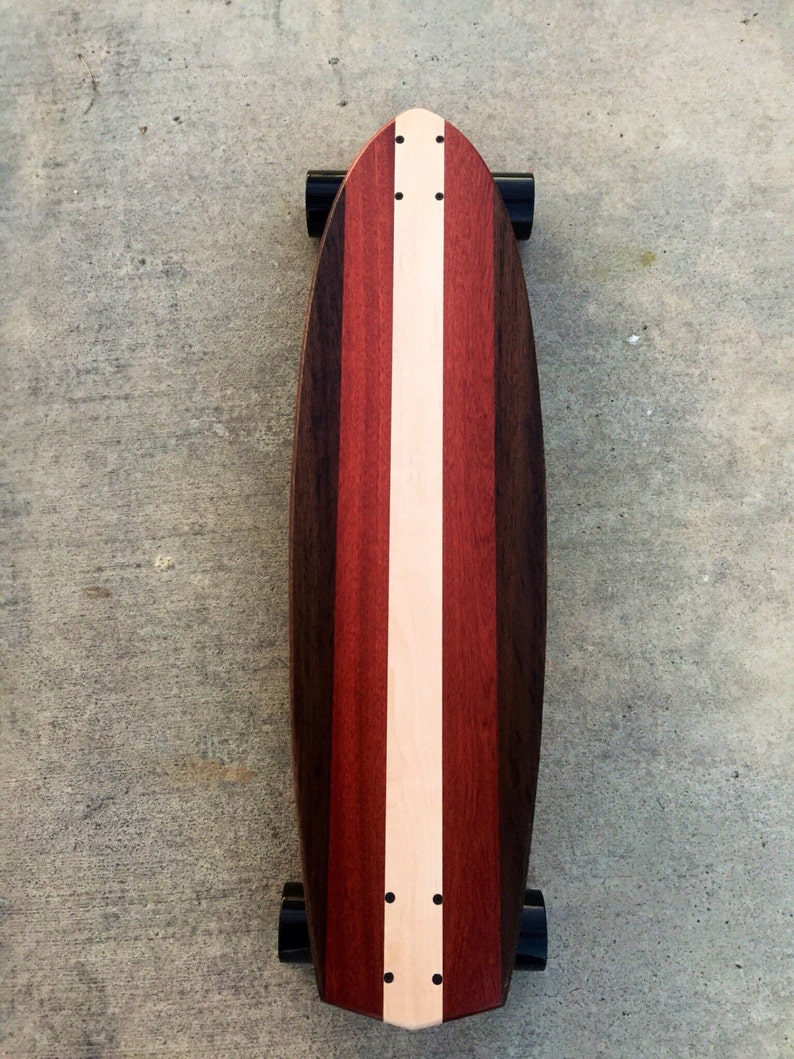 Wood LONGBOARD Paloma 34x10 | Etsy