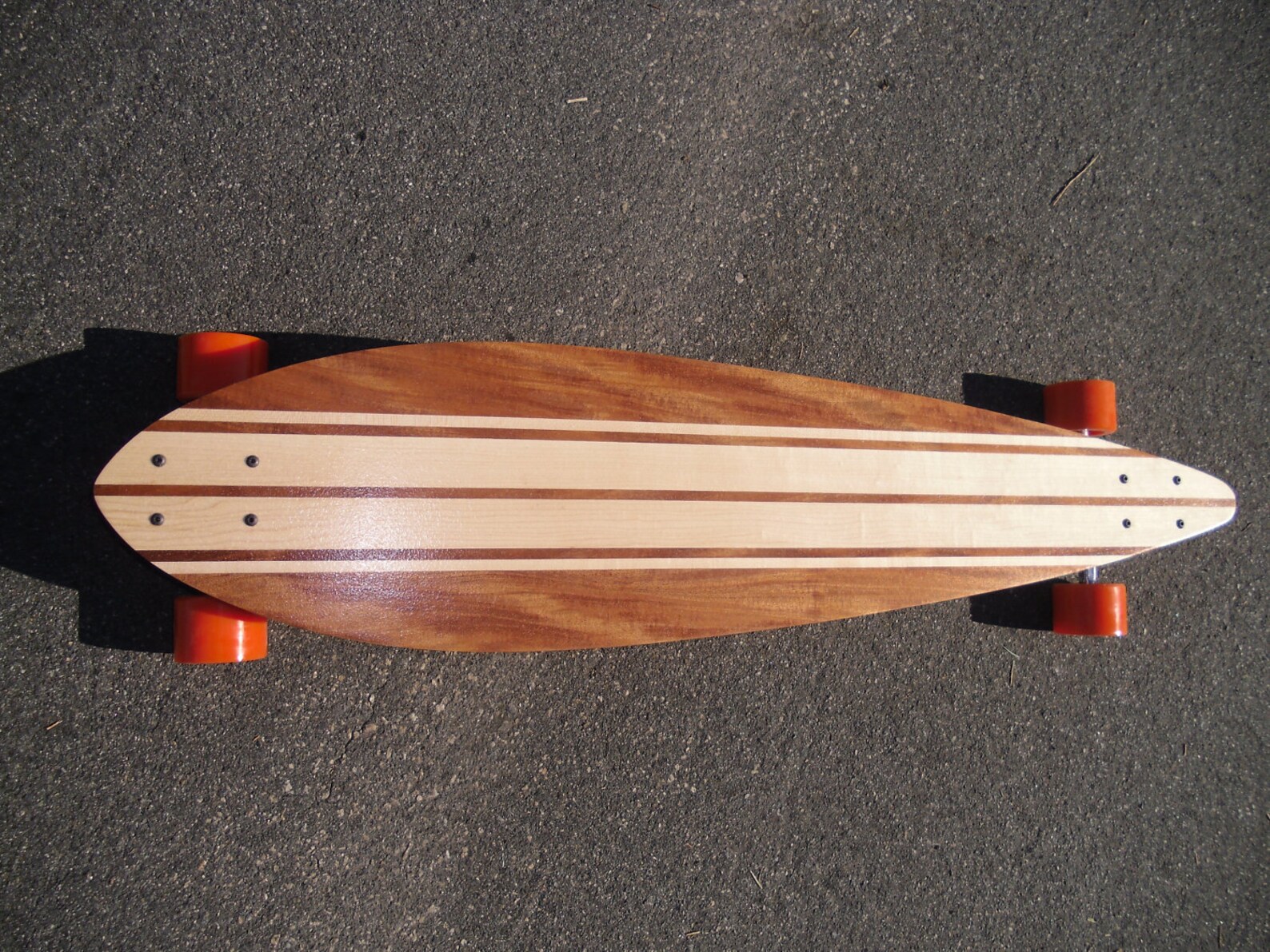 LONGBOARD 40 X 10 Mahogany and Maple Etsy