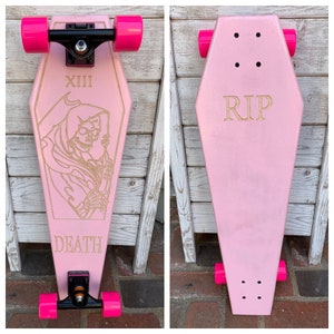 Longboard Croozer 30 pouces Pink Death Tarot Coffin - RIP