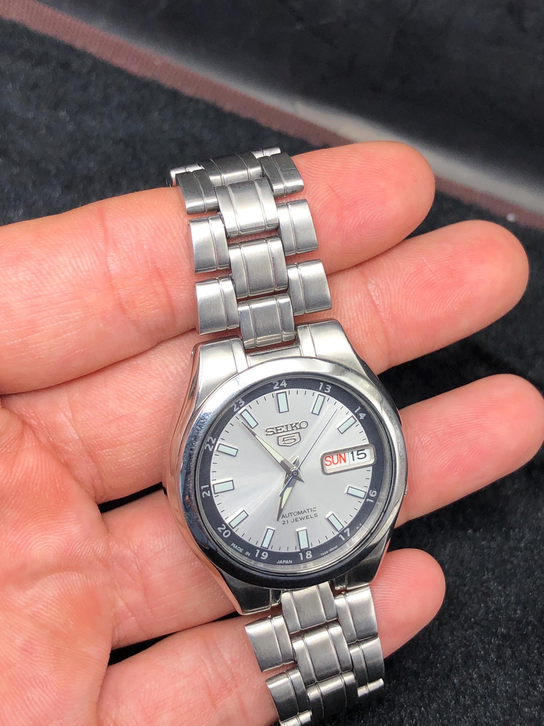 Seiko 5 Automatic Watch-7s26c0-03e0 A4- Japan Watch-gift for Him