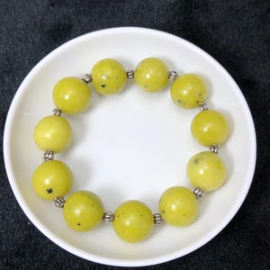 Mooie natuurlijke serpentijnkralenarmband-natuurlijke armband-echte stenen armbanden-serpentijnarmband-vriendschapsarmband-rekbare armbanden