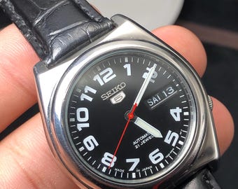 Seiko 5 Automatic Watch: 7S26-01 A4 WP / 294540 - Japan Made