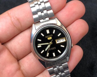 Vintage Seiko 5 Automatic Watch - 630535 - 7S26C-6000 A0