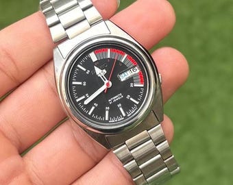 SEIKO 7S26-0020 SKX011J2 自動巻き オレンジ文字盤 メンズ ダイバーズ