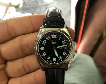 Seiko 5 Automatic Watch: 7S26-01 A4 WP / 294540 - Japan Made