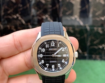 Seiko 5 Automatic Mod Watch: 19258 - 4R35A Japan Made - Black Dial