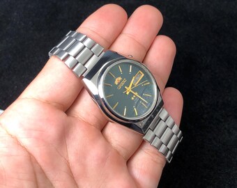 Vintage Orient Crytsal Automatic 0S4690647G Date Gents Watch