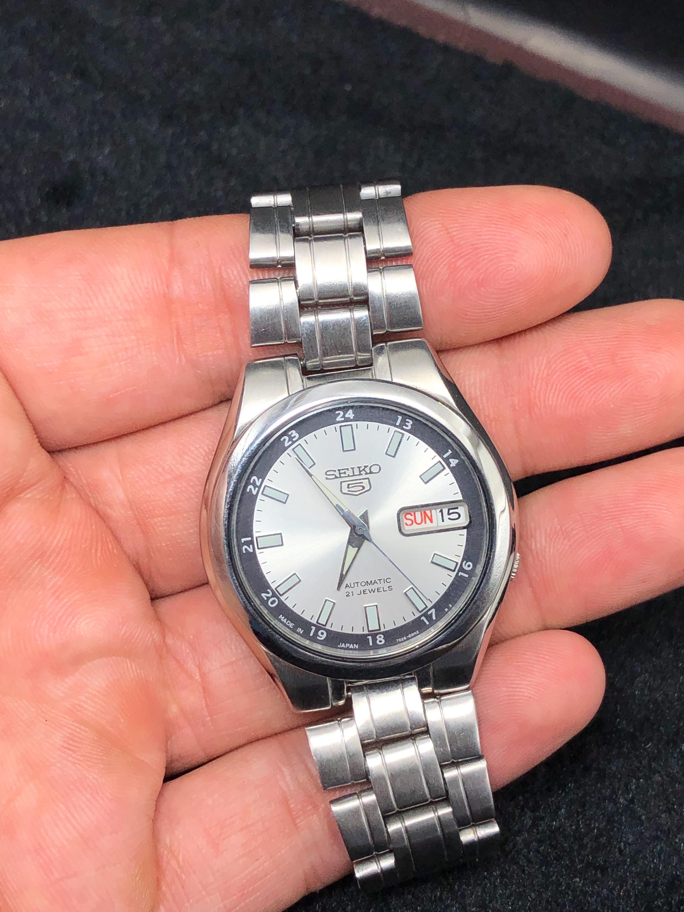 Seiko 5 Automatic Watch-7s26c0-03e0 A4- Japan Watch-gift for Him