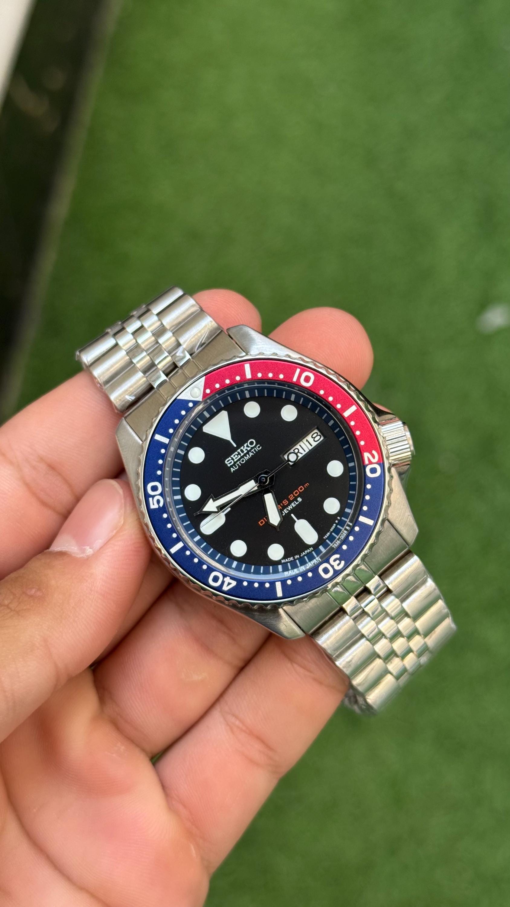 SEIKO 自動巻き腕時計 ペプシベゼル 本体 Seiko diver pepsi - Etsy 日本