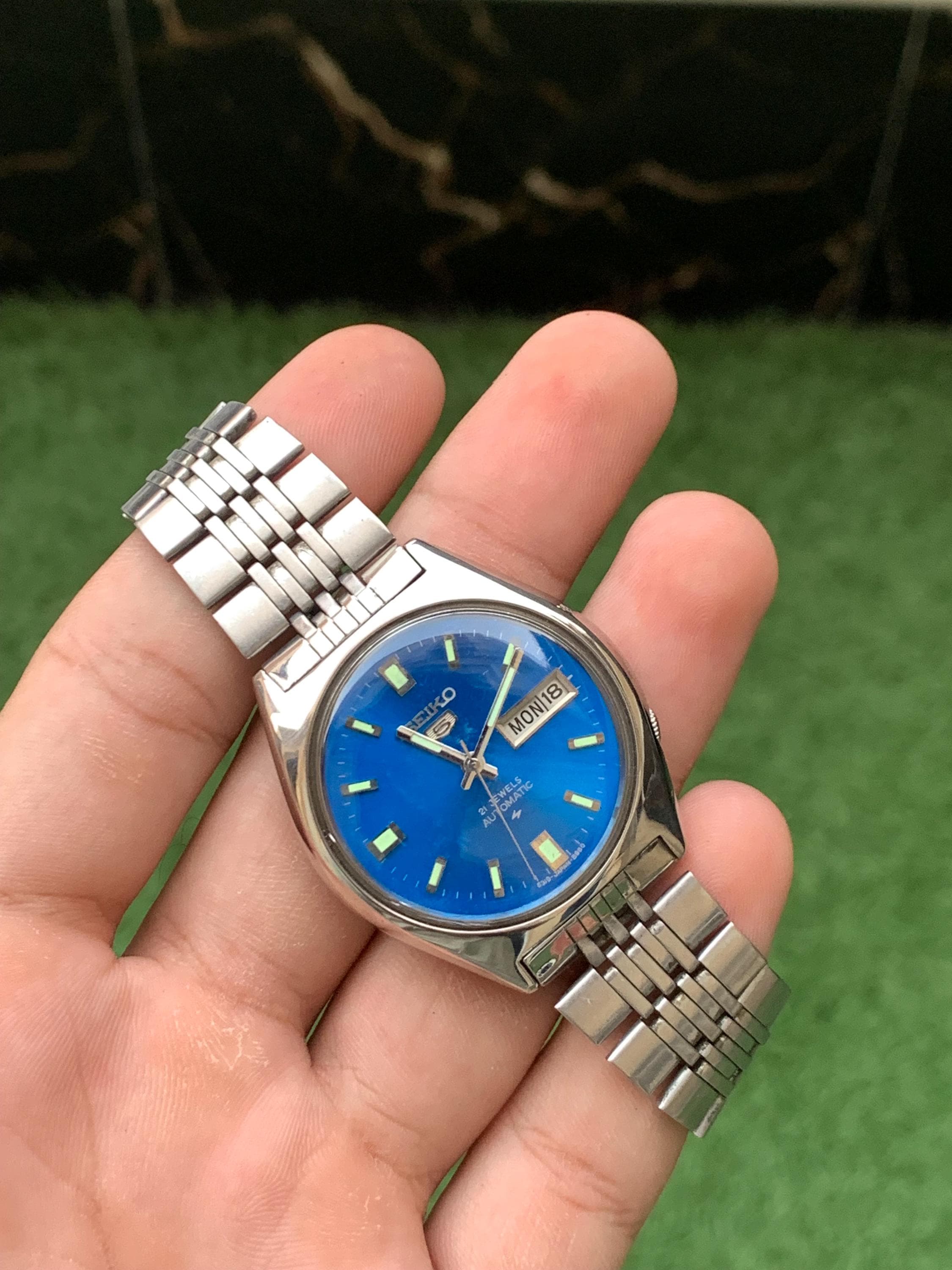 Kim đồng Hồ Phát Sáng Nhiều Màu Cho NH35 NH36 7S26 7S36 4R35 4R36 đồng Hồ Lặn Chuyển động Cơ Học - Foto 8