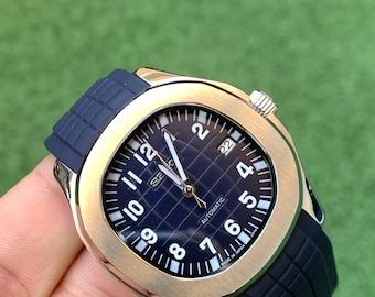 Seiko 5 Automatic Mod Watch: 19258 - 4R35A Japan Made - blue Dial divers