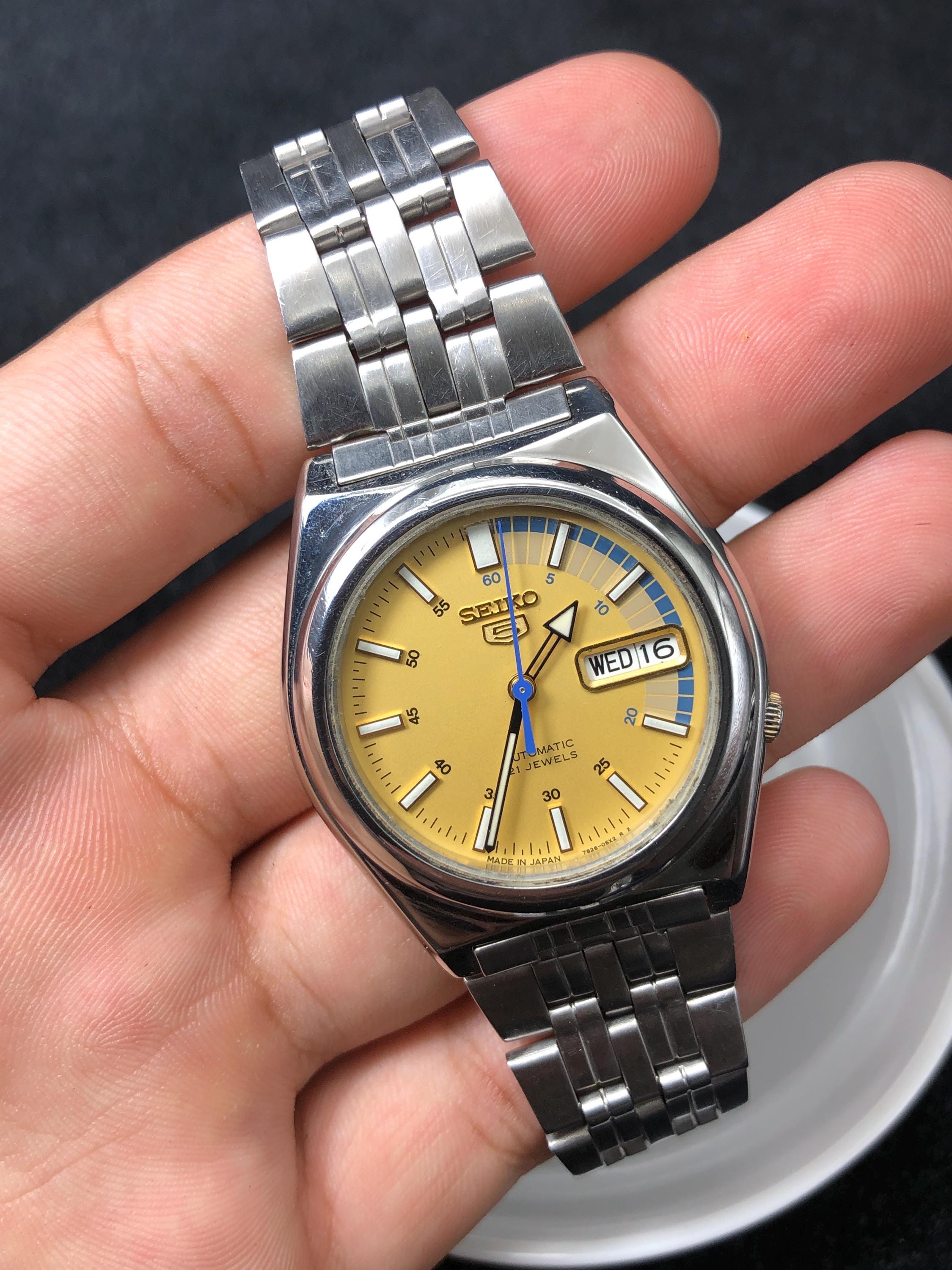 Vintage Seiko 5 Automatic Watch-7s26-02e0-japan Watch-gift for Him