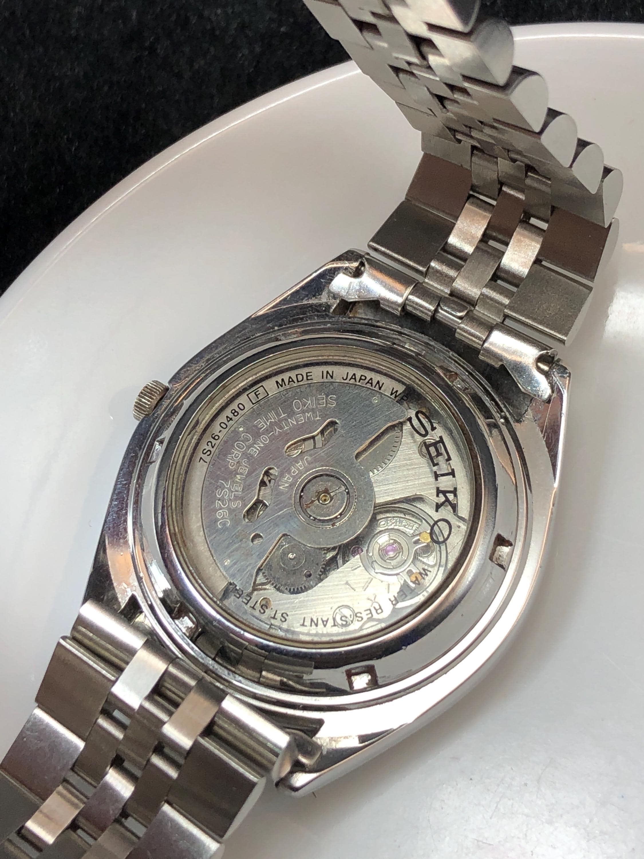 Seiko 5 Automatic Watch: 7S26C Japan Movement, Blue Dial - Etsy