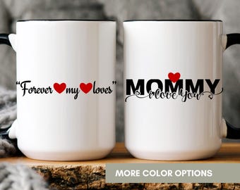 Cupdarling® Tasse Personnalisable Avec 1 Fille - Cadeau Maman Pour La Fête Des Mères - Mug Original En Céramique 330 ML