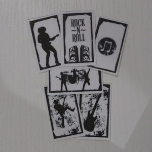 Gitarre Noten Sticker