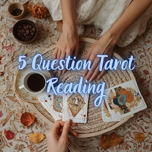 5 Fragen Tarot-Lesung, Tarot-Lesung am selben Tag, Ehrliche Psychische Legung, Psychische Legung, Liebeslesung
